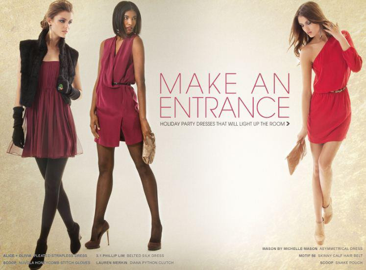 Sessilee Lopez featured in  the Scoop NYC advertisement for Autumn/Winter 2011