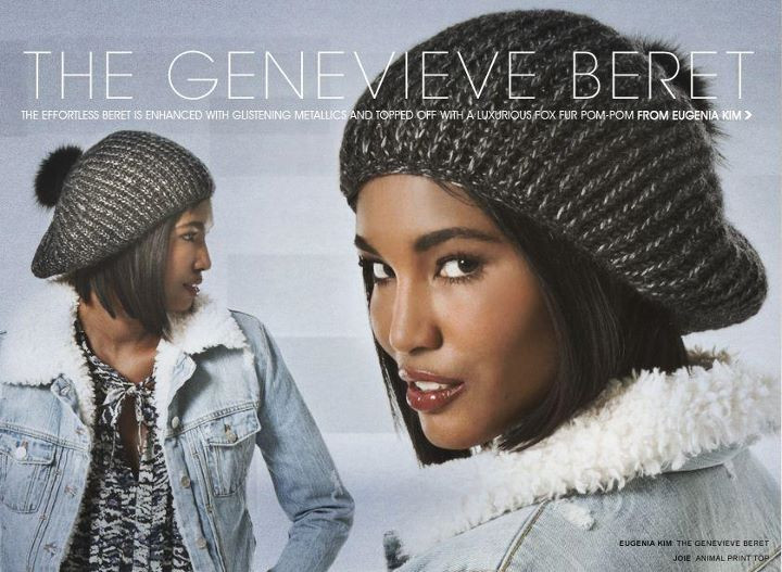 Sessilee Lopez featured in  the Scoop NYC advertisement for Autumn/Winter 2011