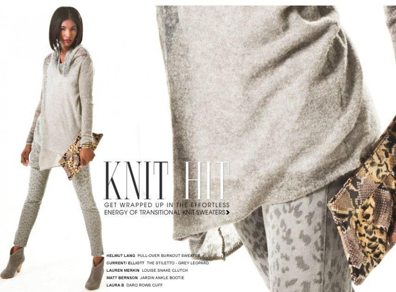 Sessilee Lopez featured in  the Scoop NYC advertisement for Autumn/Winter 2011