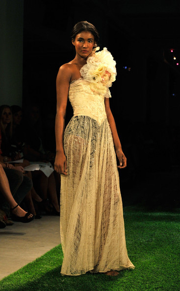 Sessilee Lopez featured in  the Imitation of Christ fashion show for Spring/Summer 2011