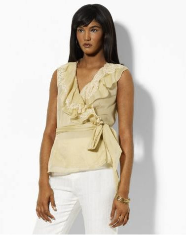 Sessilee Lopez featured in  the Ralph Lauren catalogue for Spring/Summer 2011
