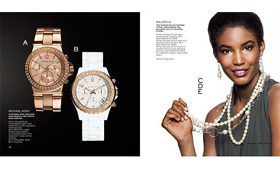 Sessilee Lopez featured in  the Saks Fifth Avenue Mothers Day catalogue for Spring/Summer 2011