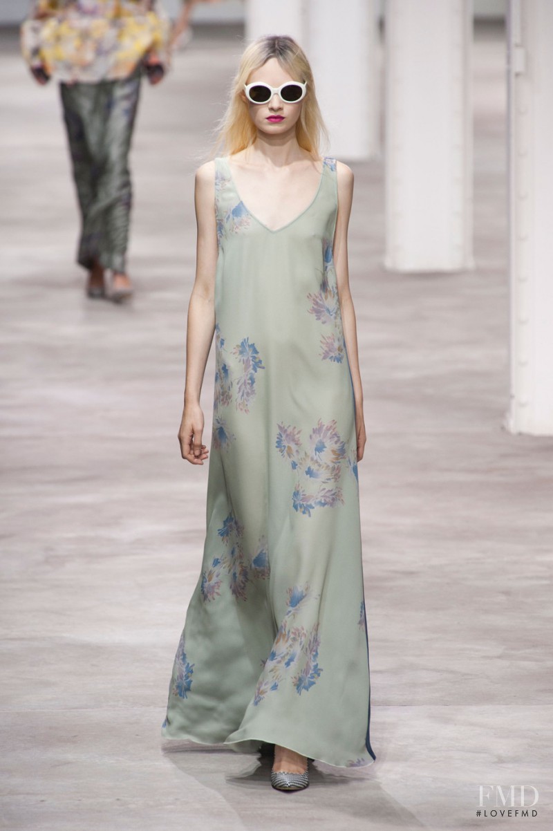 Steffi Soede featured in  the Dries van Noten fashion show for Spring/Summer 2013