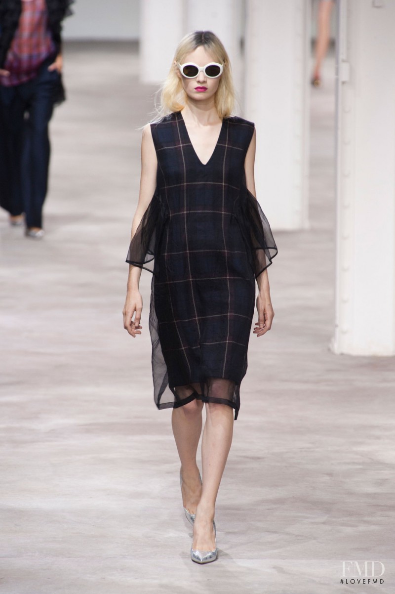 Steffi Soede featured in  the Dries van Noten fashion show for Spring/Summer 2013