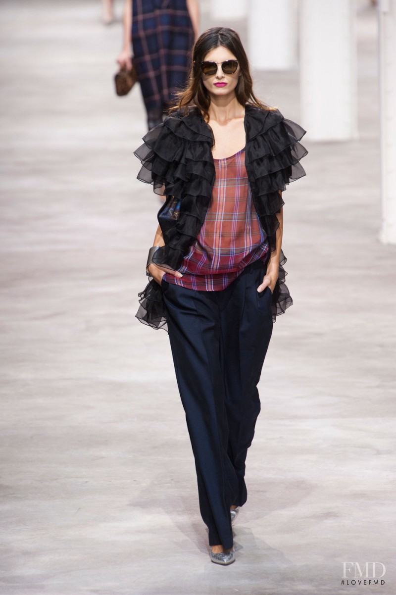 Ava Smith featured in  the Dries van Noten fashion show for Spring/Summer 2013