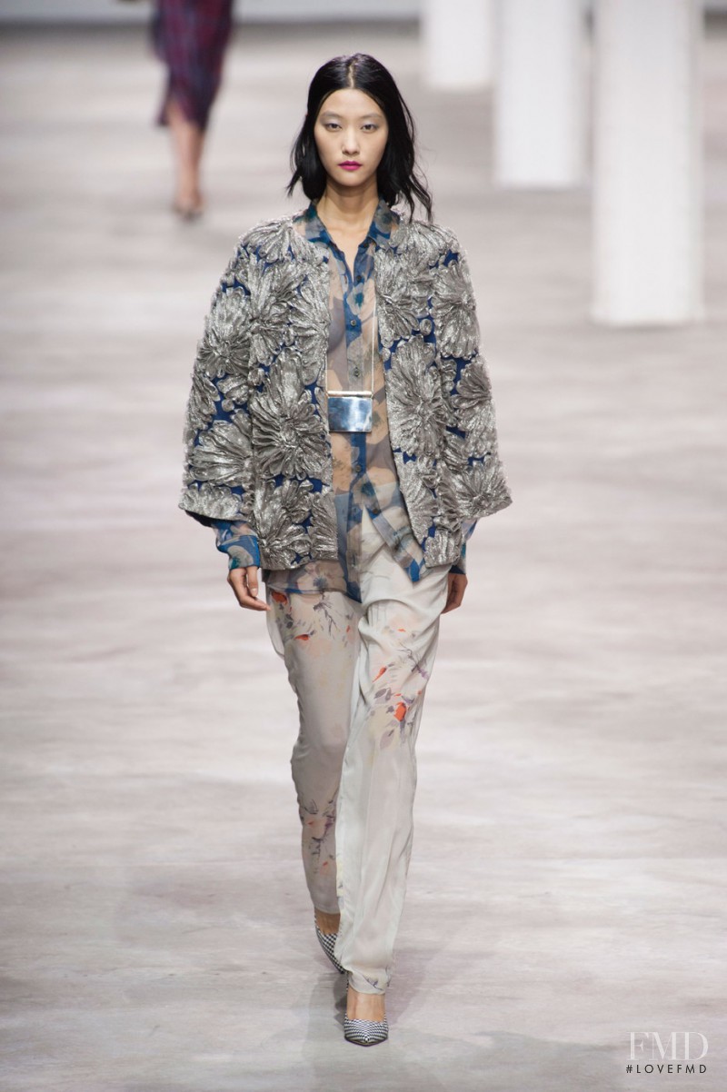 Ji Hye Park featured in  the Dries van Noten fashion show for Spring/Summer 2013