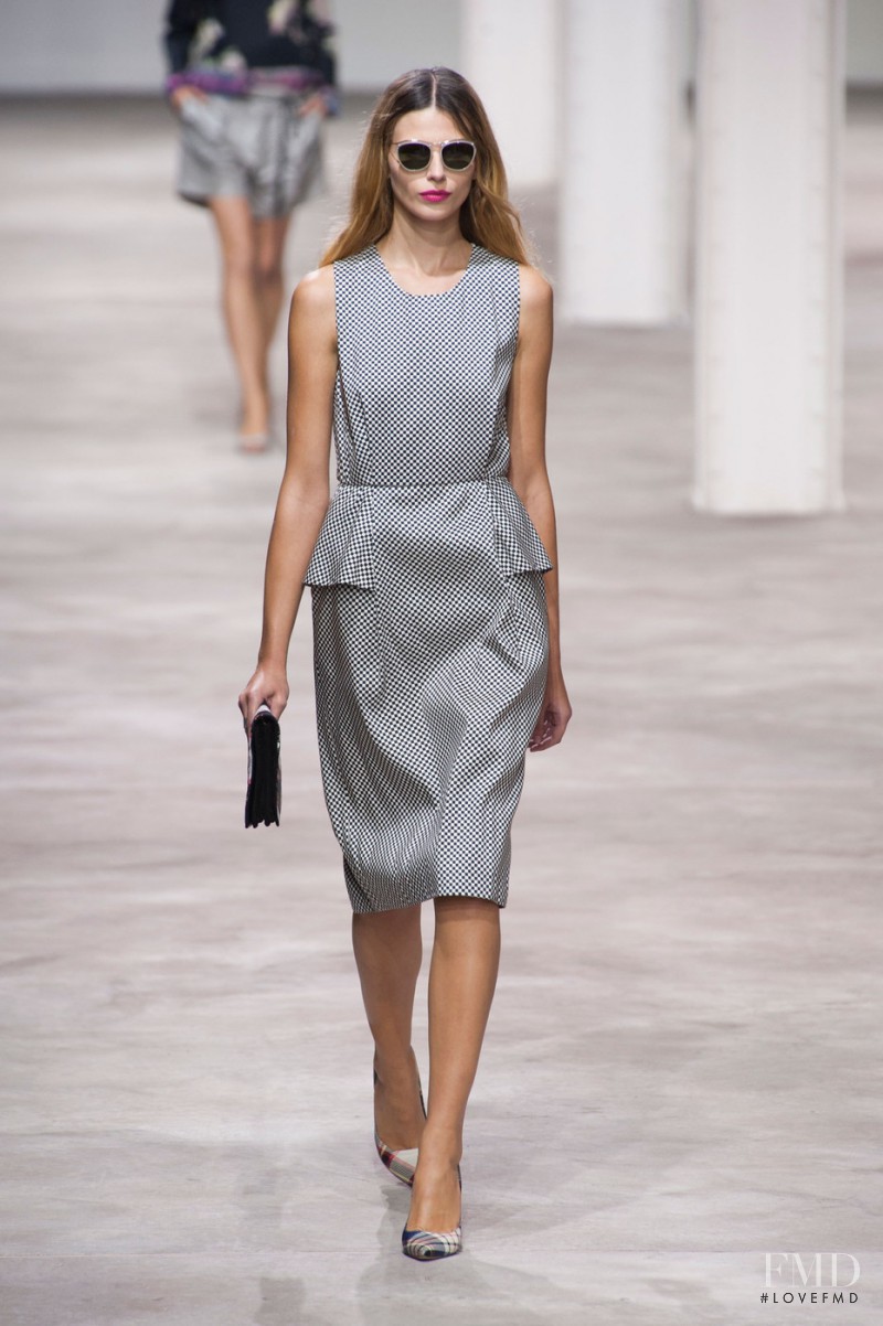 Monika Sawicka featured in  the Dries van Noten fashion show for Spring/Summer 2013