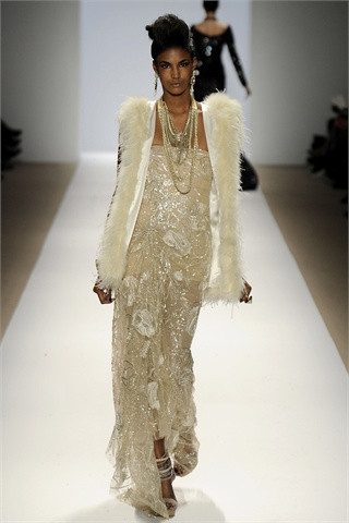 Sessilee Lopez featured in  the Naeem Khan fashion show for Autumn/Winter 2010