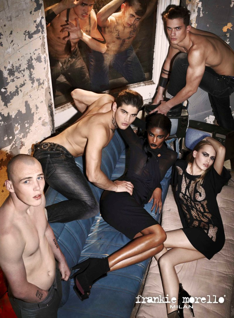 Sessilee Lopez featured in  the Frankie Morello advertisement for Autumn/Winter 2010