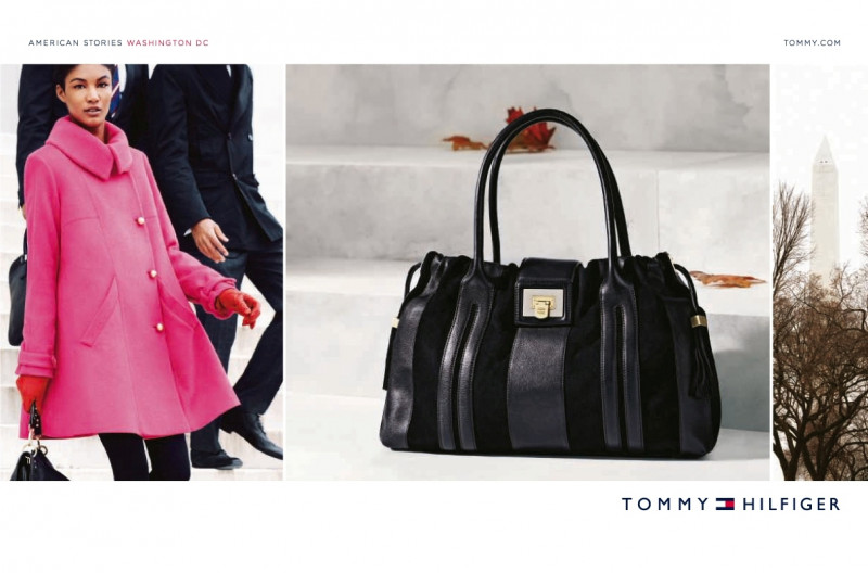 Sessilee Lopez featured in  the Tommy Hilfiger advertisement for Autumn/Winter 2009