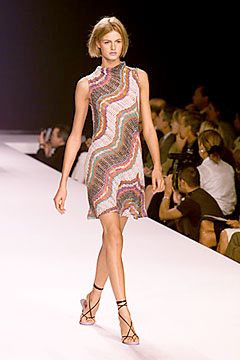 Missoni fashion show for Spring/Summer 2000