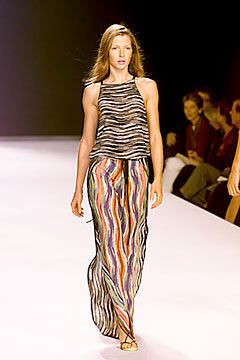 Missoni fashion show for Spring/Summer 2000
