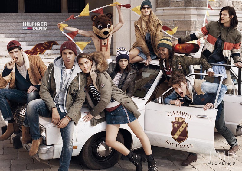 Bambi Northwood-Blyth featured in  the Hilfiger Denim advertisement for Autumn/Winter 2013