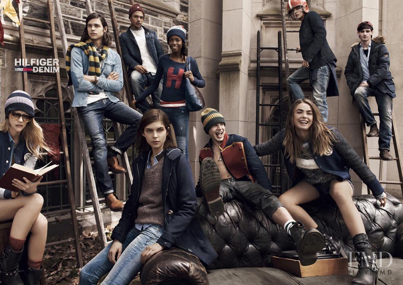 Bambi Northwood-Blyth featured in  the Hilfiger Denim advertisement for Autumn/Winter 2013