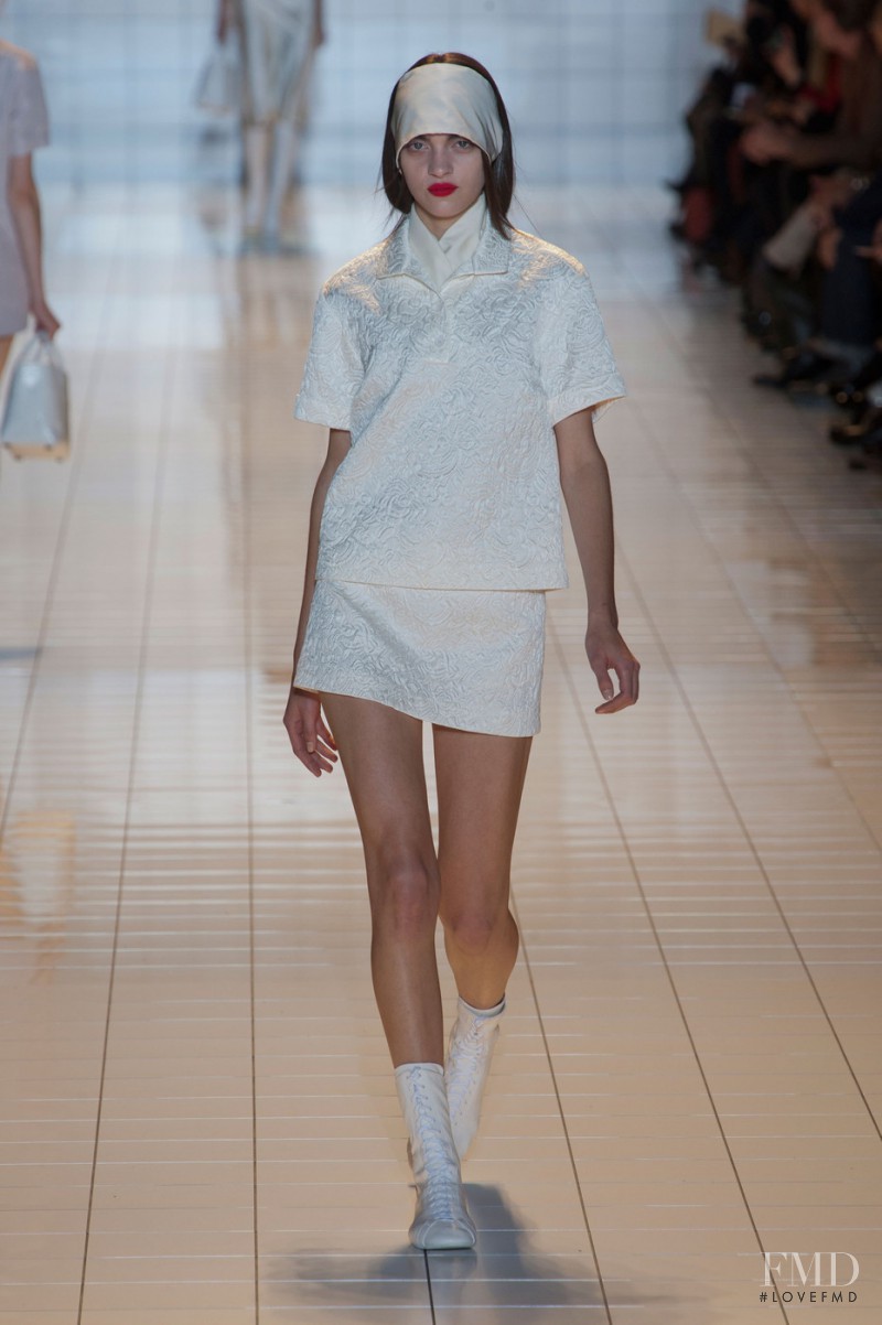 Magda Laguinge featured in  the Rochas fashion show for Spring/Summer 2013