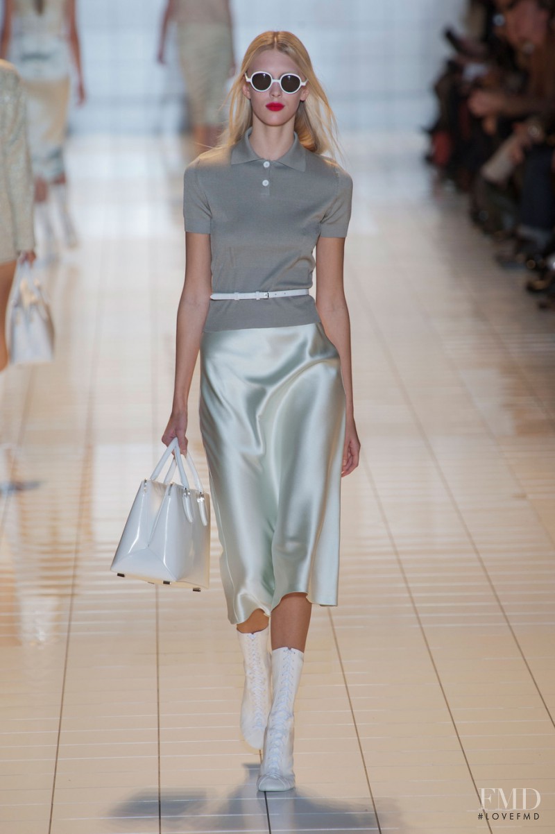 Juliana Schurig featured in  the Rochas fashion show for Spring/Summer 2013