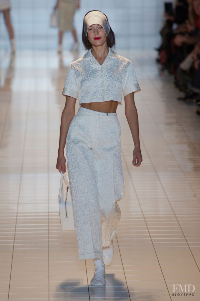 Kinga Rajzak featured in  the Rochas fashion show for Spring/Summer 2013