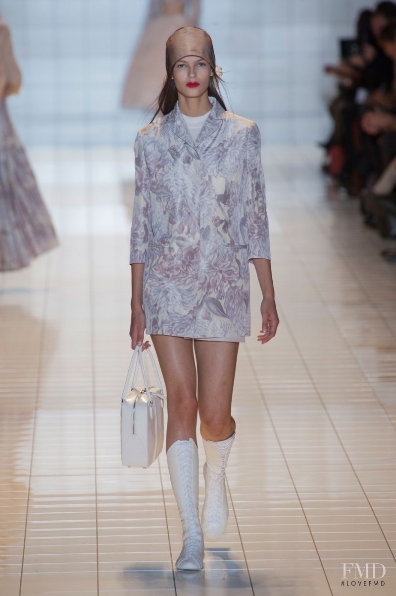 Emilia Nawarecka featured in  the Rochas fashion show for Spring/Summer 2013