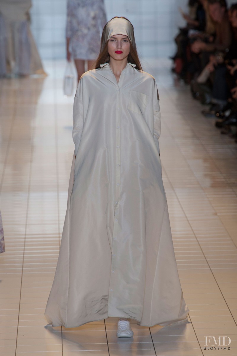 Agne Konciute featured in  the Rochas fashion show for Spring/Summer 2013