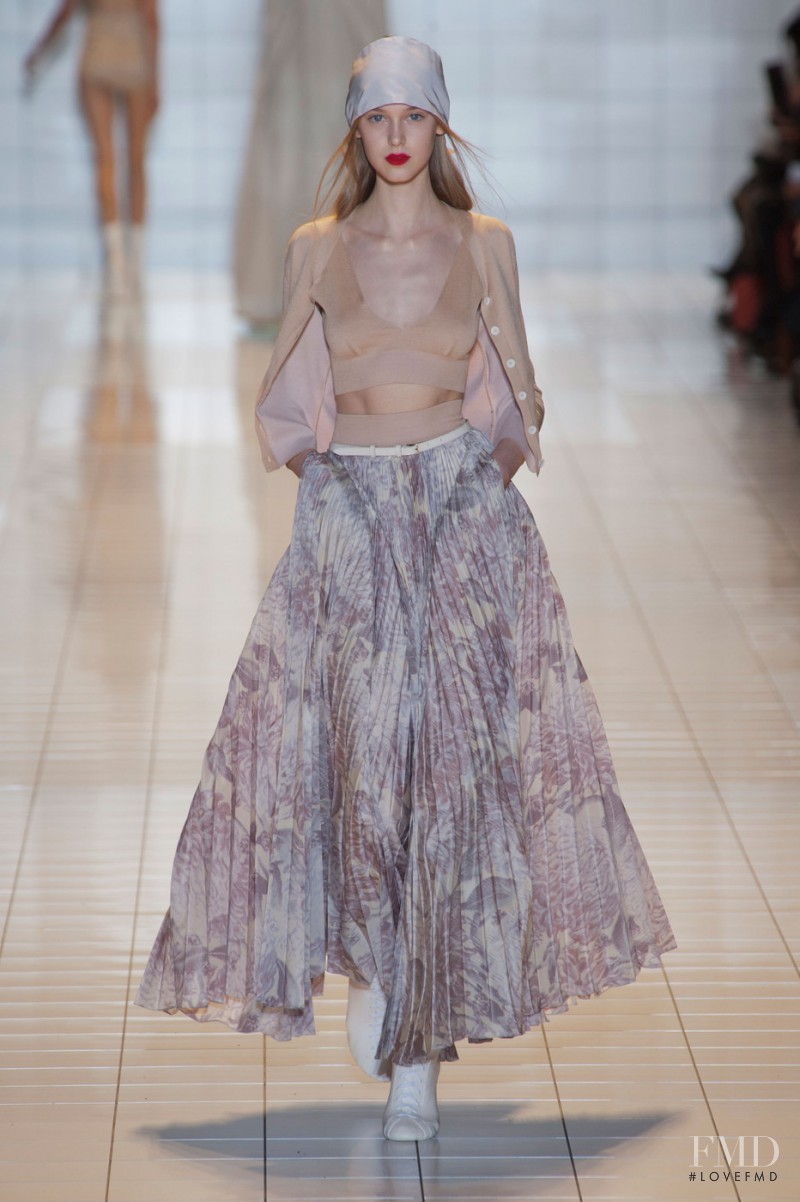 Jemma Baines featured in  the Rochas fashion show for Spring/Summer 2013