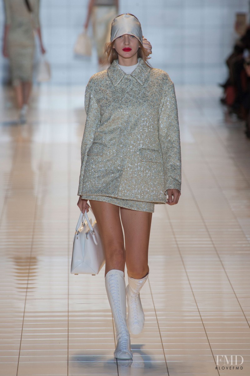Caterina Ravaglia featured in  the Rochas fashion show for Spring/Summer 2013