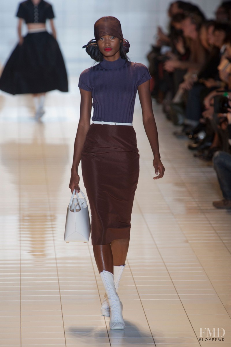 Melodie Monrose featured in  the Rochas fashion show for Spring/Summer 2013