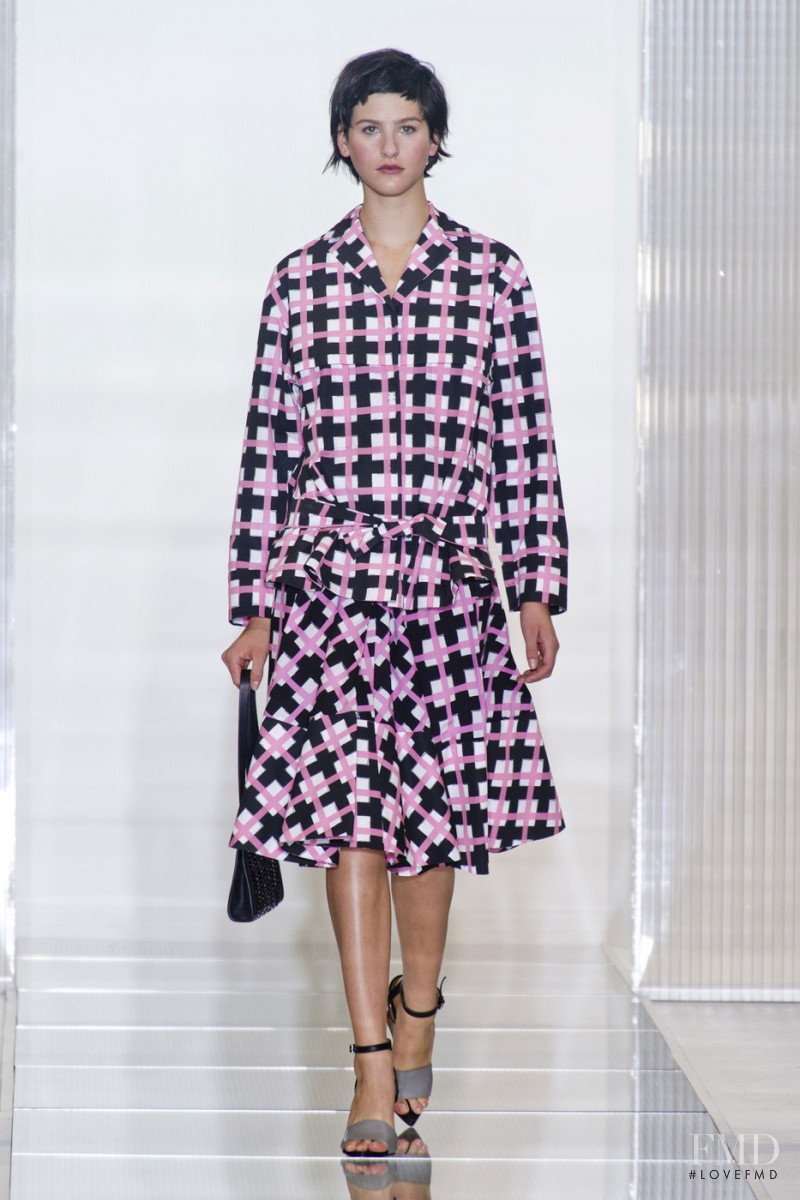 Athena Wilson featured in  the Marni fashion show for Spring/Summer 2013