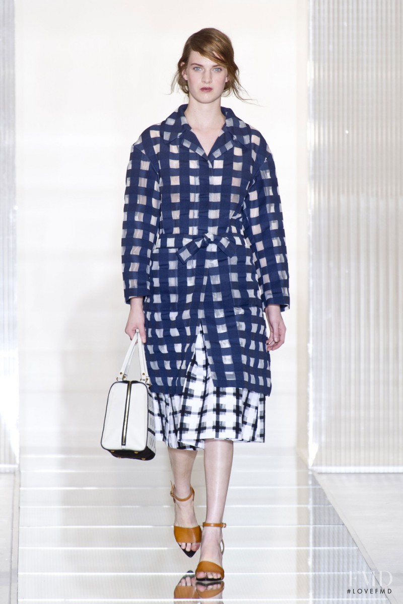 Ashleigh Good featured in  the Marni fashion show for Spring/Summer 2013