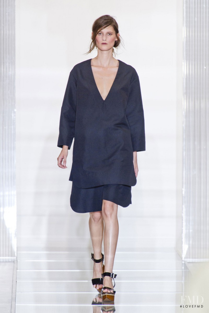 Marie Piovesan featured in  the Marni fashion show for Spring/Summer 2013