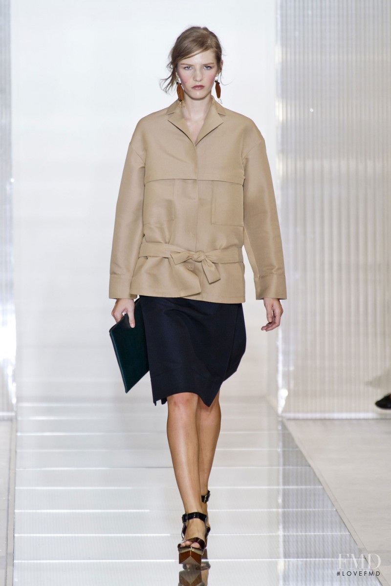 Asia Piwka featured in  the Marni fashion show for Spring/Summer 2013