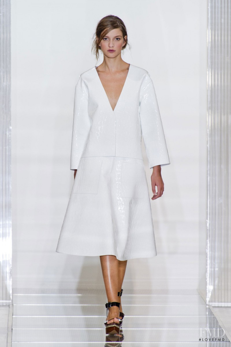 Roberta Cardenio featured in  the Marni fashion show for Spring/Summer 2013