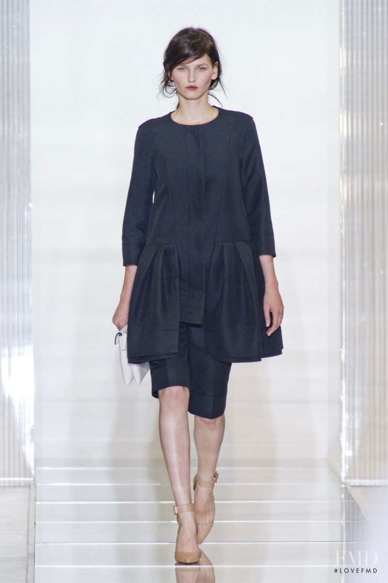 Katlin Aas featured in  the Marni fashion show for Spring/Summer 2013