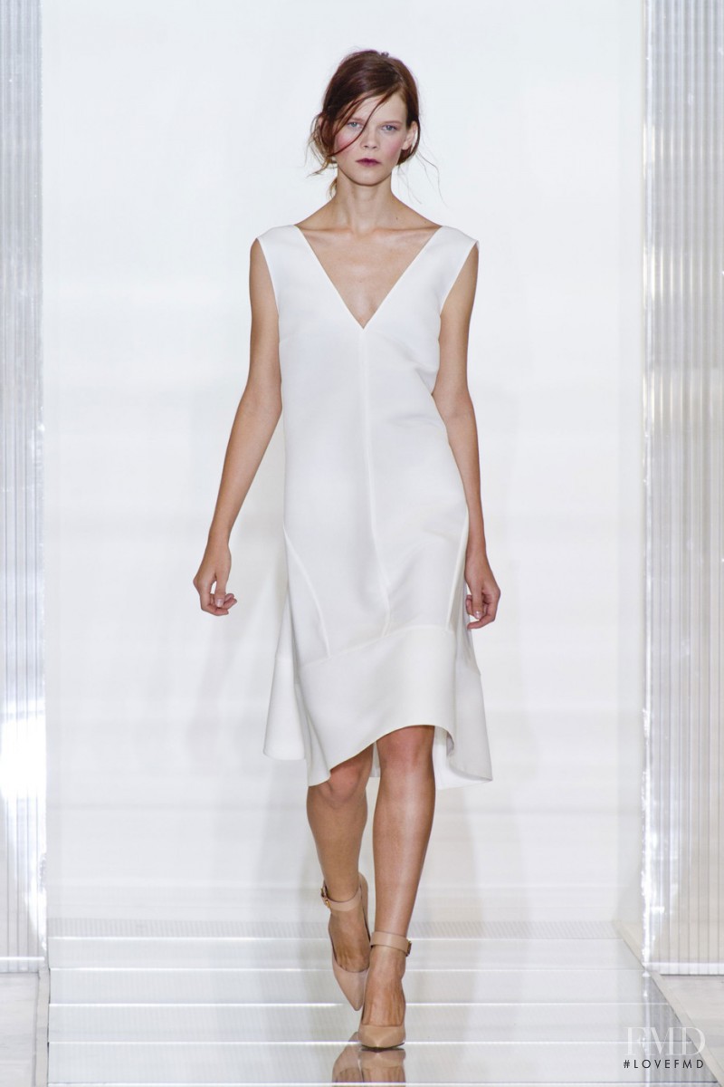 Irina Kravchenko featured in  the Marni fashion show for Spring/Summer 2013