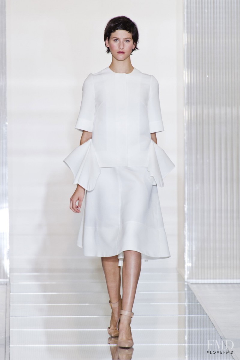 Athena Wilson featured in  the Marni fashion show for Spring/Summer 2013