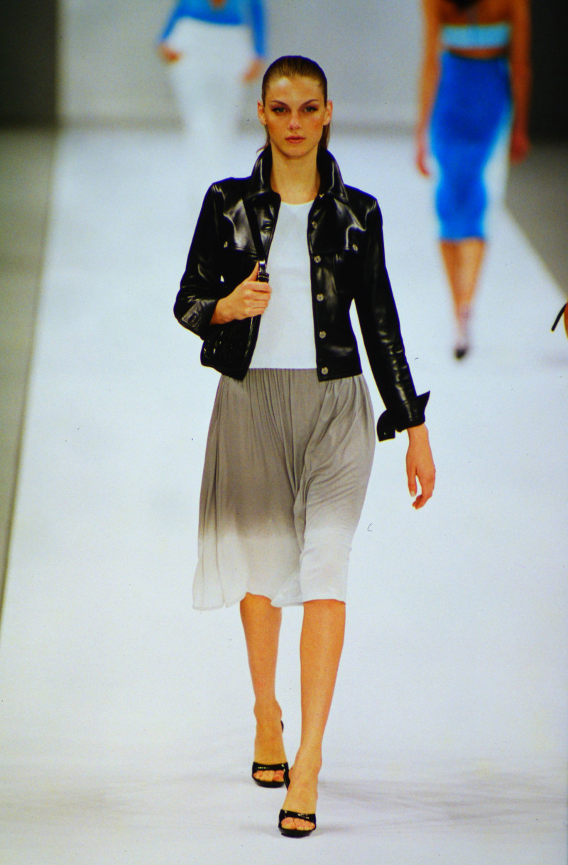 Angela Lindvall featured in  the Celine fashion show for Spring/Summer 2000