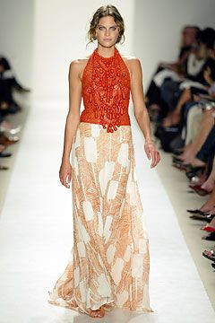 Carolina Herrera fashion show for Spring/Summer 2004