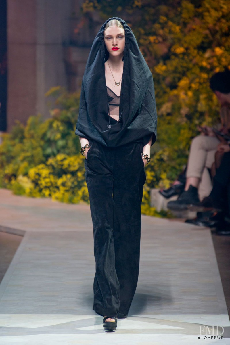 Hedvig Palm featured in  the Loewe fashion show for Spring/Summer 2013