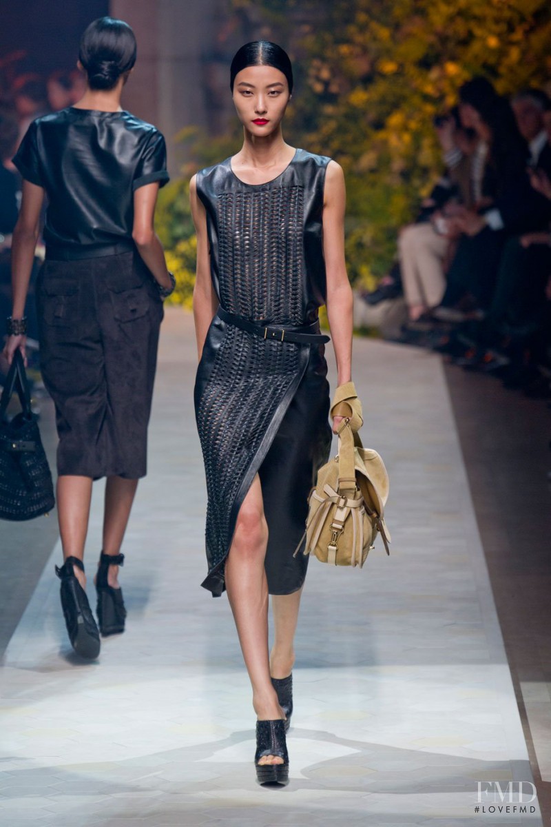Ji Hye Park featured in  the Loewe fashion show for Spring/Summer 2013