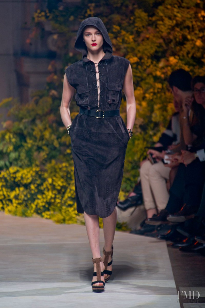 Zenia Sevastyanova featured in  the Loewe fashion show for Spring/Summer 2013