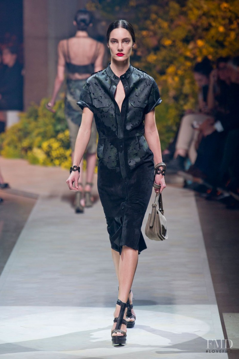 Mariana Coldebella featured in  the Loewe fashion show for Spring/Summer 2013