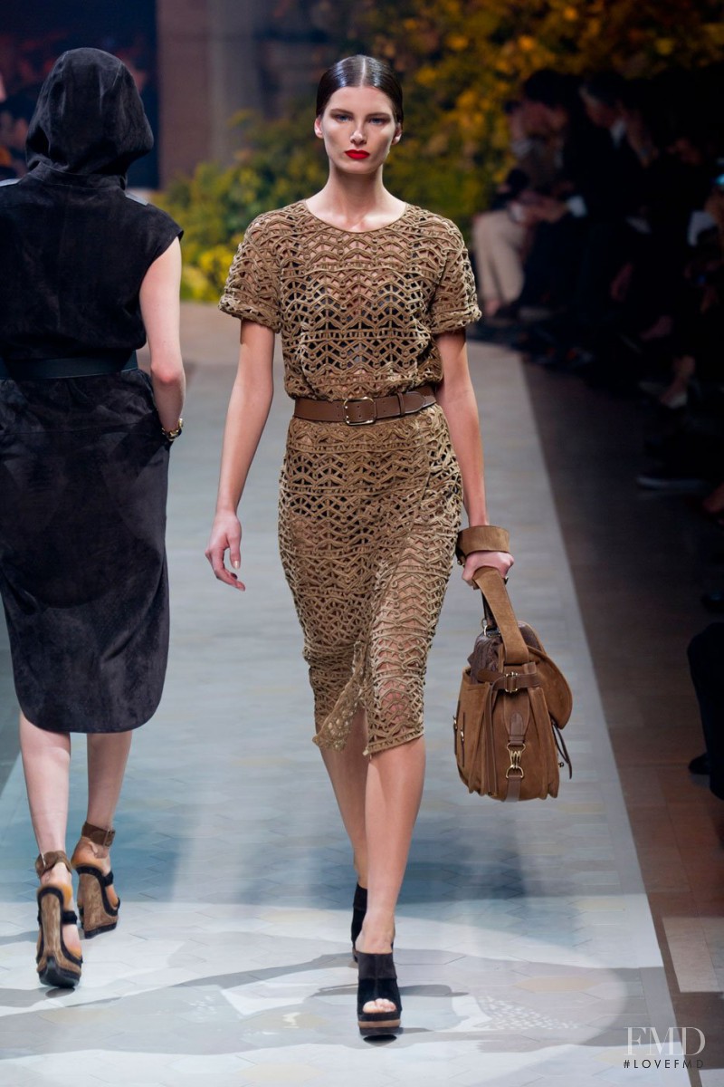 Ava Smith featured in  the Loewe fashion show for Spring/Summer 2013