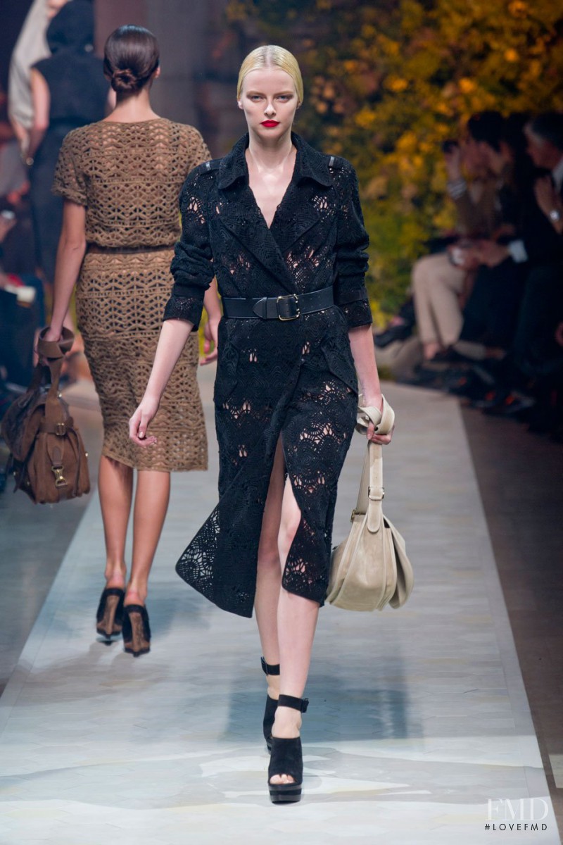 Elza Luijendijk Matiz featured in  the Loewe fashion show for Spring/Summer 2013