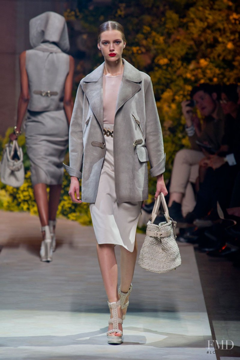 Esther Heesch featured in  the Loewe fashion show for Spring/Summer 2013
