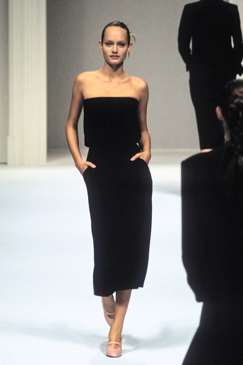 Amber Valletta featured in  the Max Mara fashion show for Spring/Summer 1998