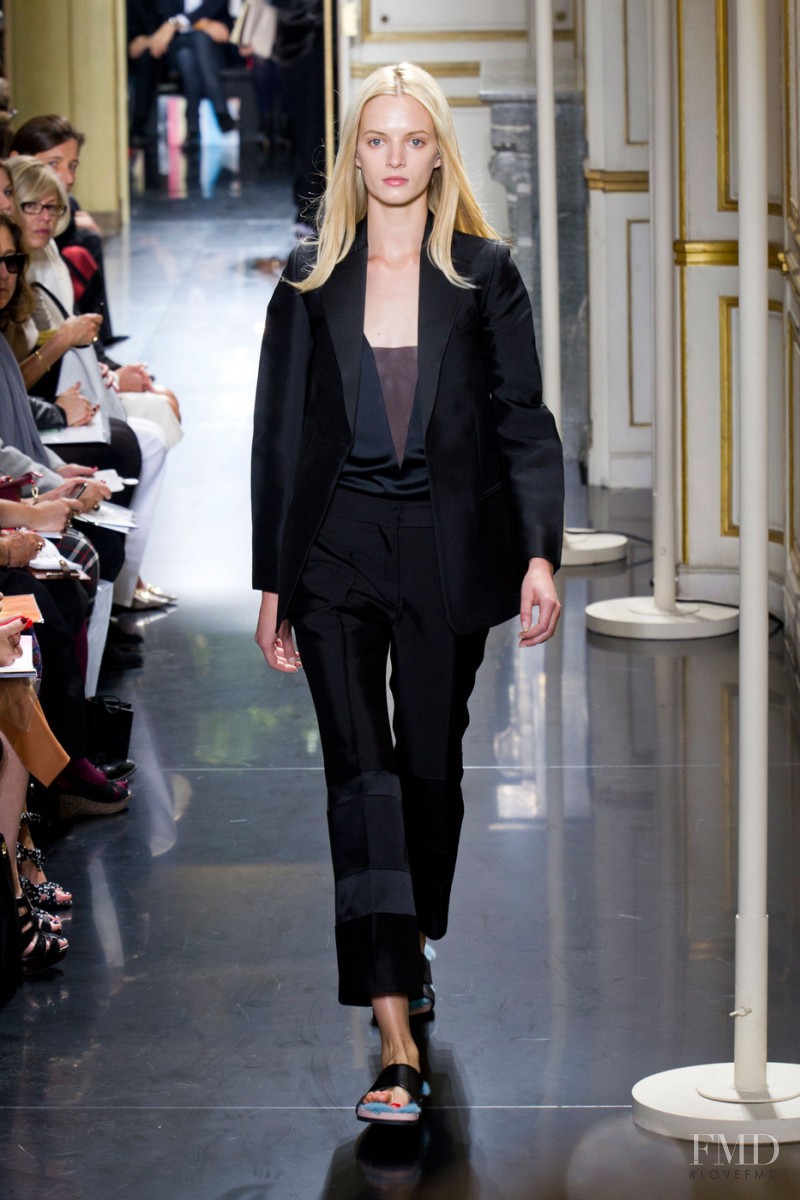 Daria Strokous featured in  the Celine fashion show for Spring/Summer 2013