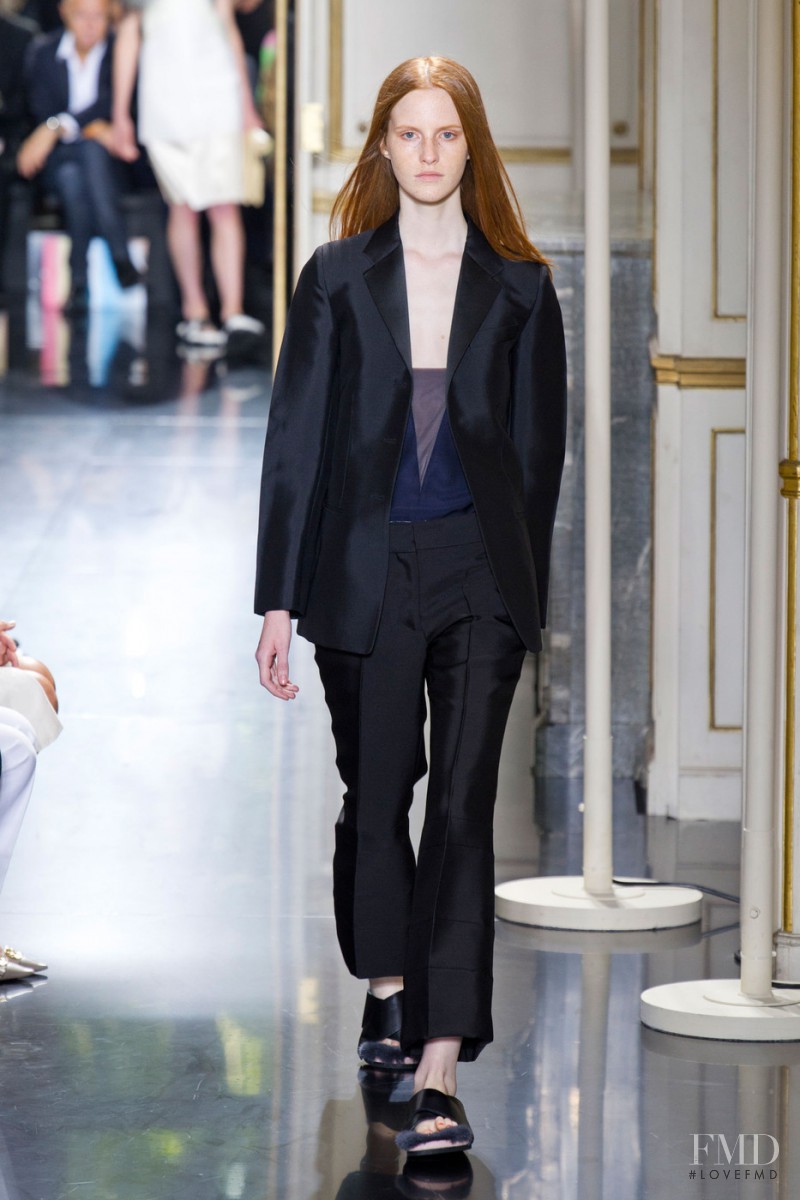 Magdalena Jasek featured in  the Celine fashion show for Spring/Summer 2013