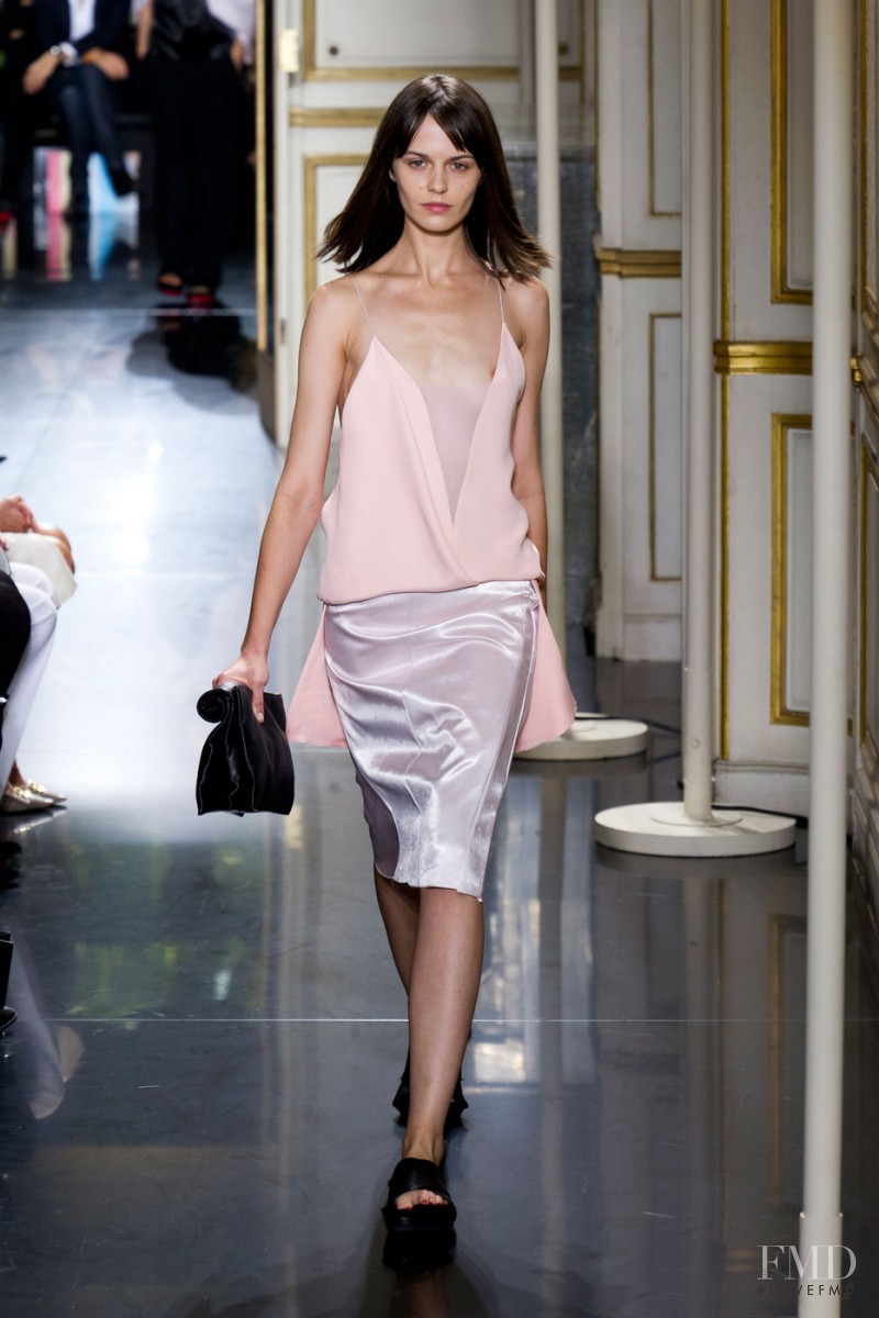 Marta Dyks featured in  the Celine fashion show for Spring/Summer 2013
