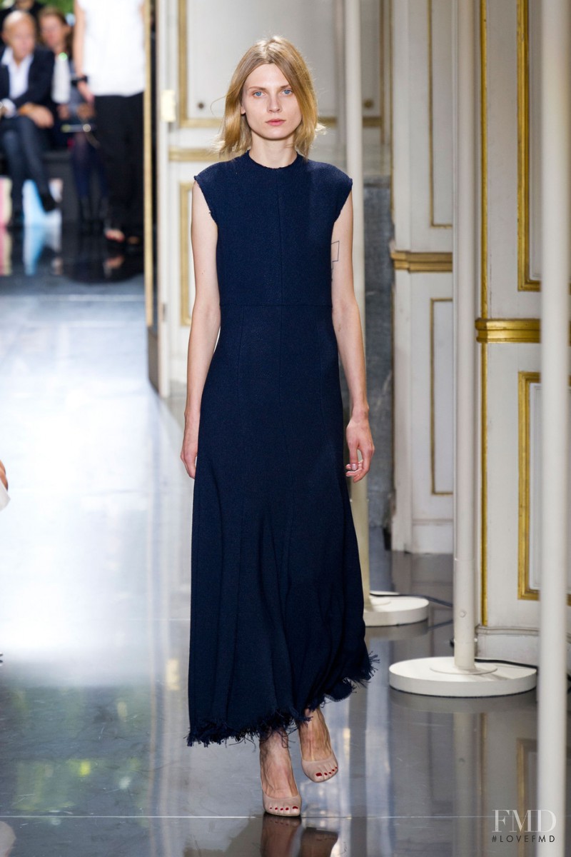 Maria Loks featured in  the Celine fashion show for Spring/Summer 2013