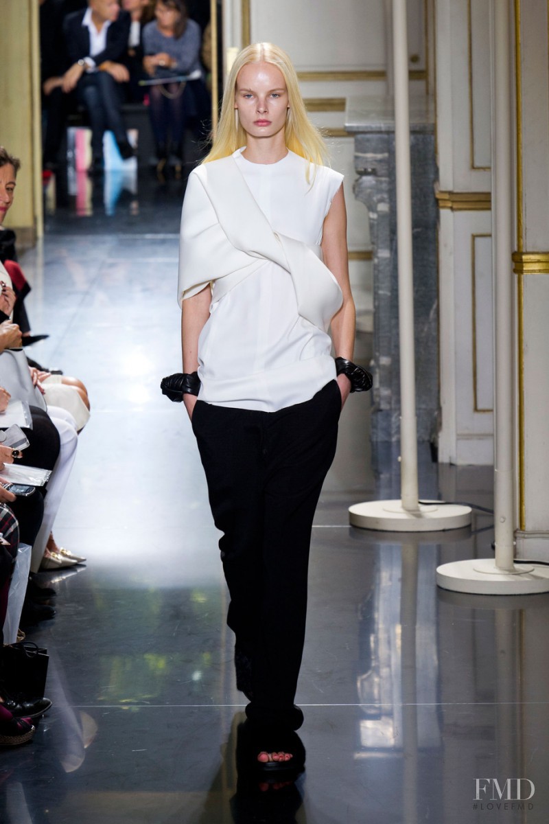 Irene Hiemstra featured in  the Celine fashion show for Spring/Summer 2013