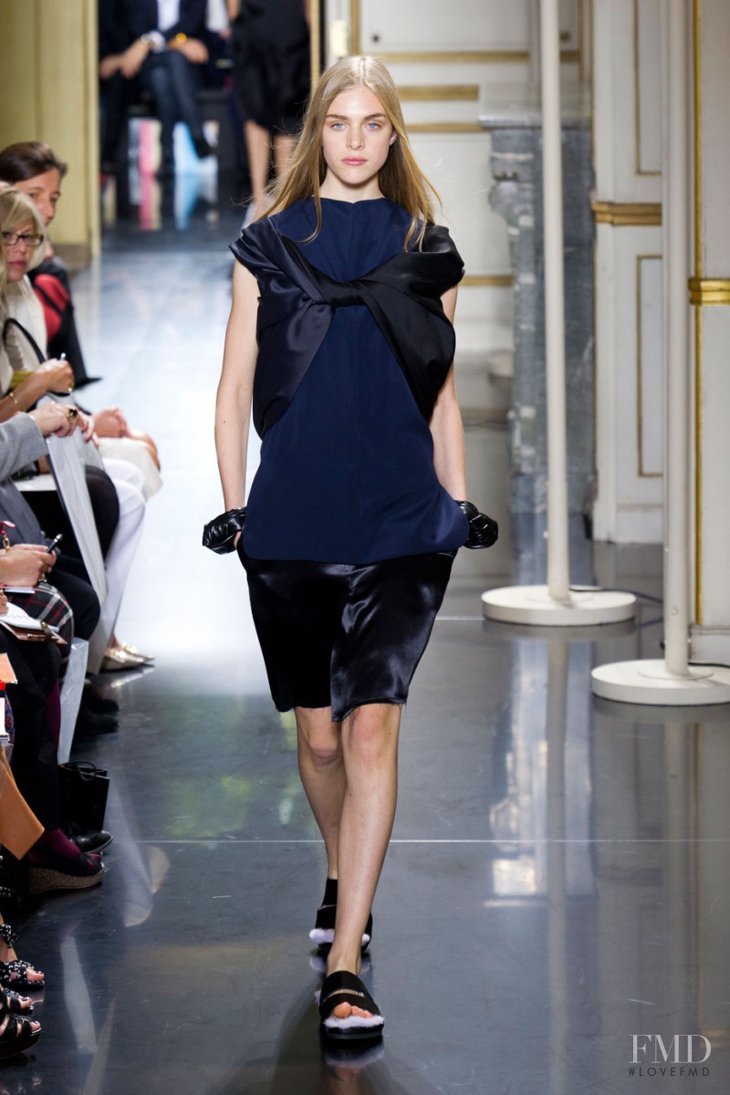 Hedvig Palm featured in  the Celine fashion show for Spring/Summer 2013